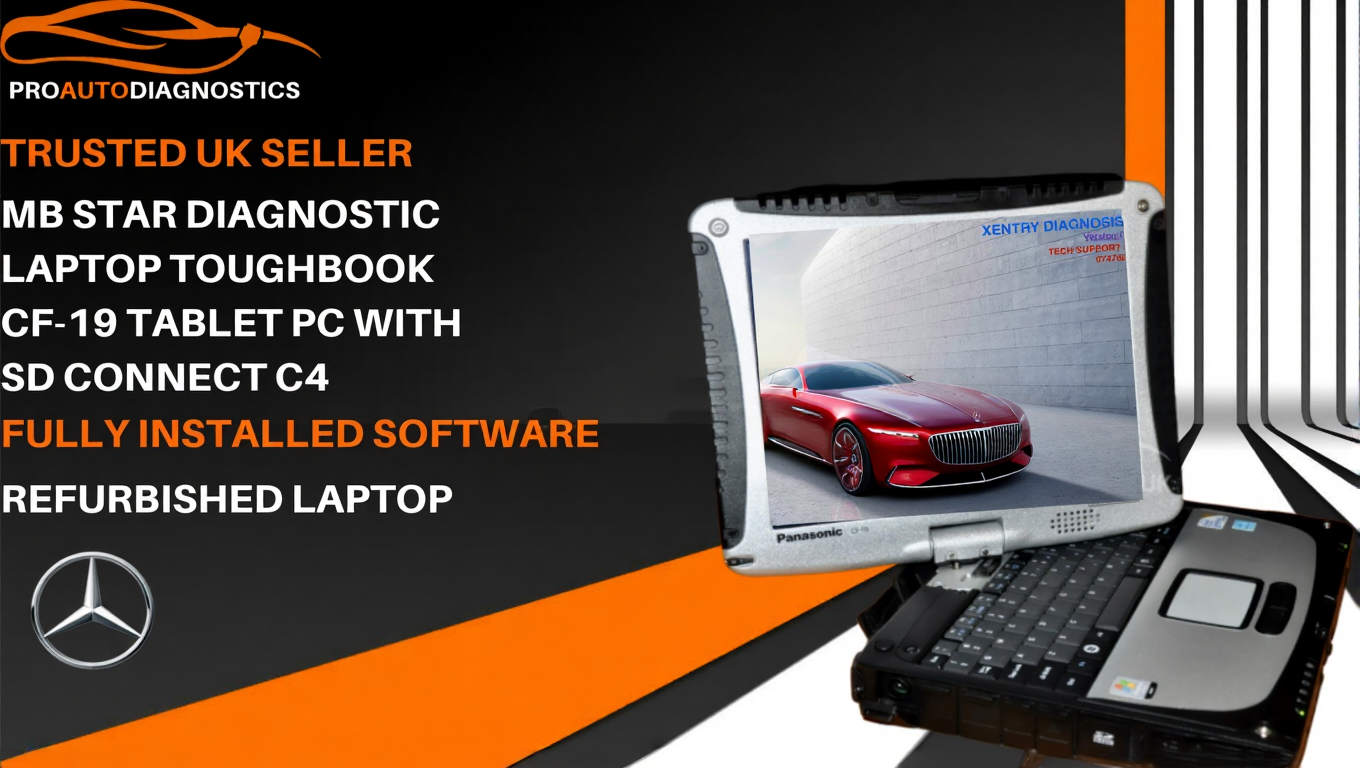 Auto Diagnostic Laptop Toughbook CF-19 TABLET PC MB STAR 2022