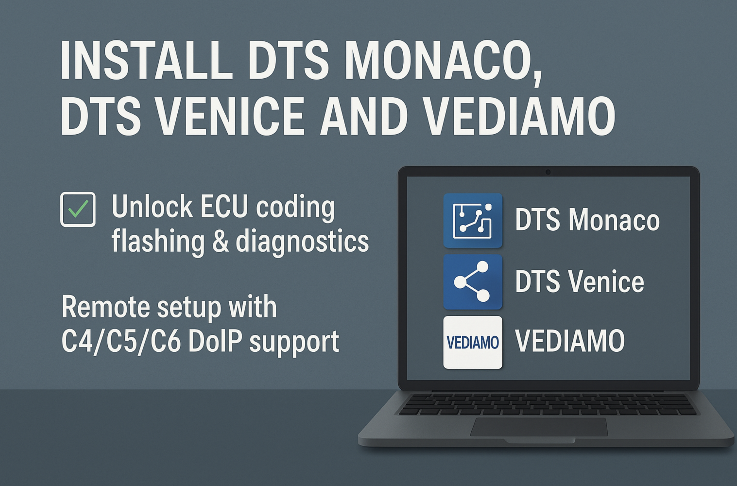 Installation of DTS Monaco, Venice, and Vediamo – Advanced Mercedes-Benz Diagnostic Software