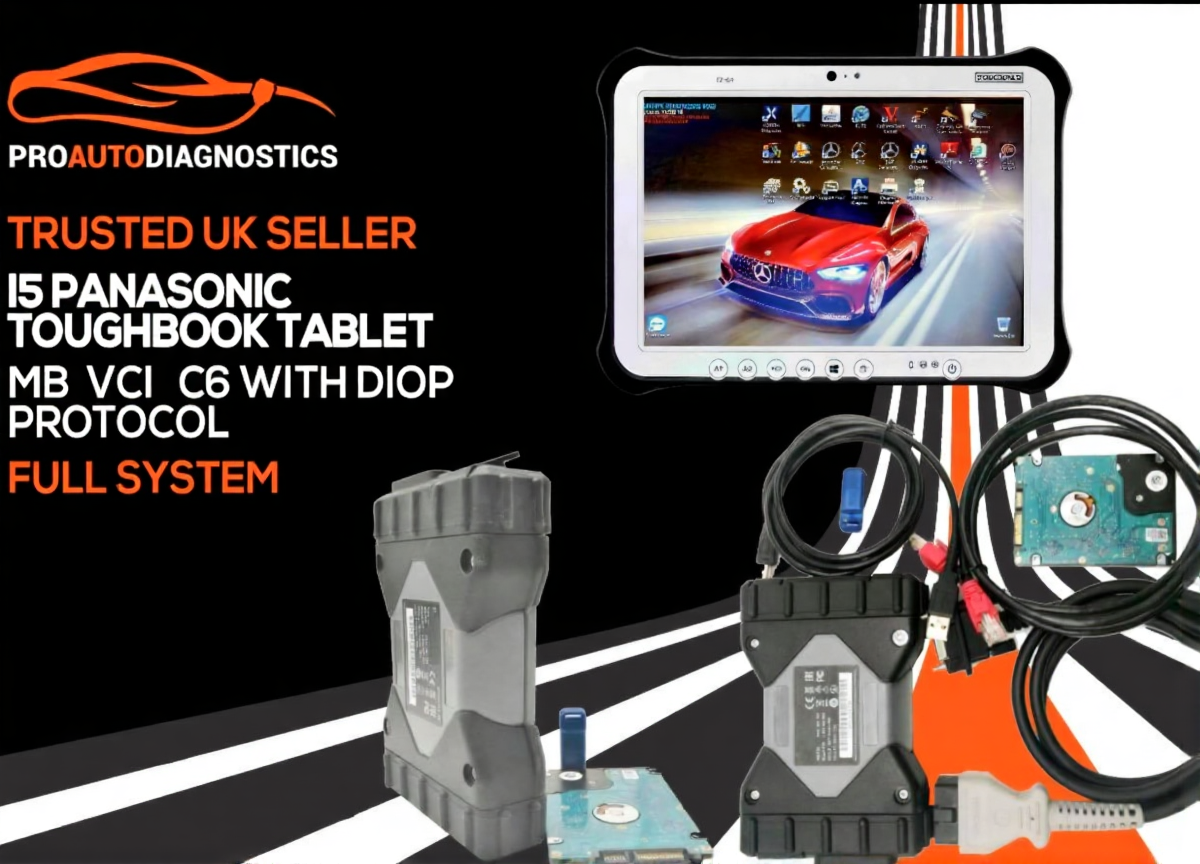 MB STAR C6 VCI Mercedes-Benz Diagnostic Tool | 2025 Edition