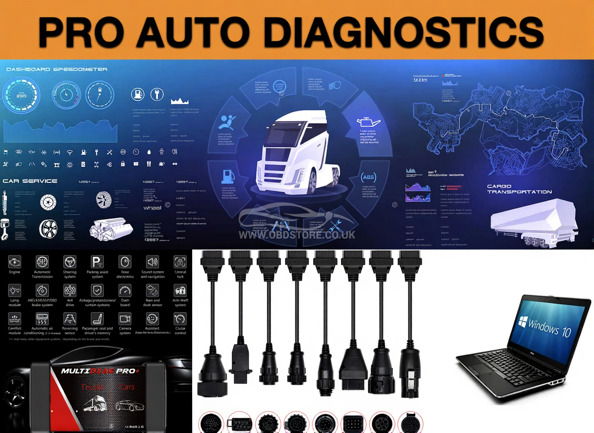 MULTI TRUCK PLANT COMMERCIAL HGV BUS COACH VAN DIAGNOSTIC SYSTEM