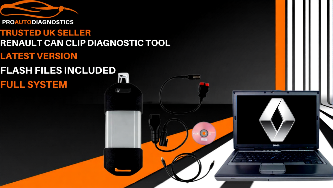 Renault Can Clip Diagnostic laptop full system