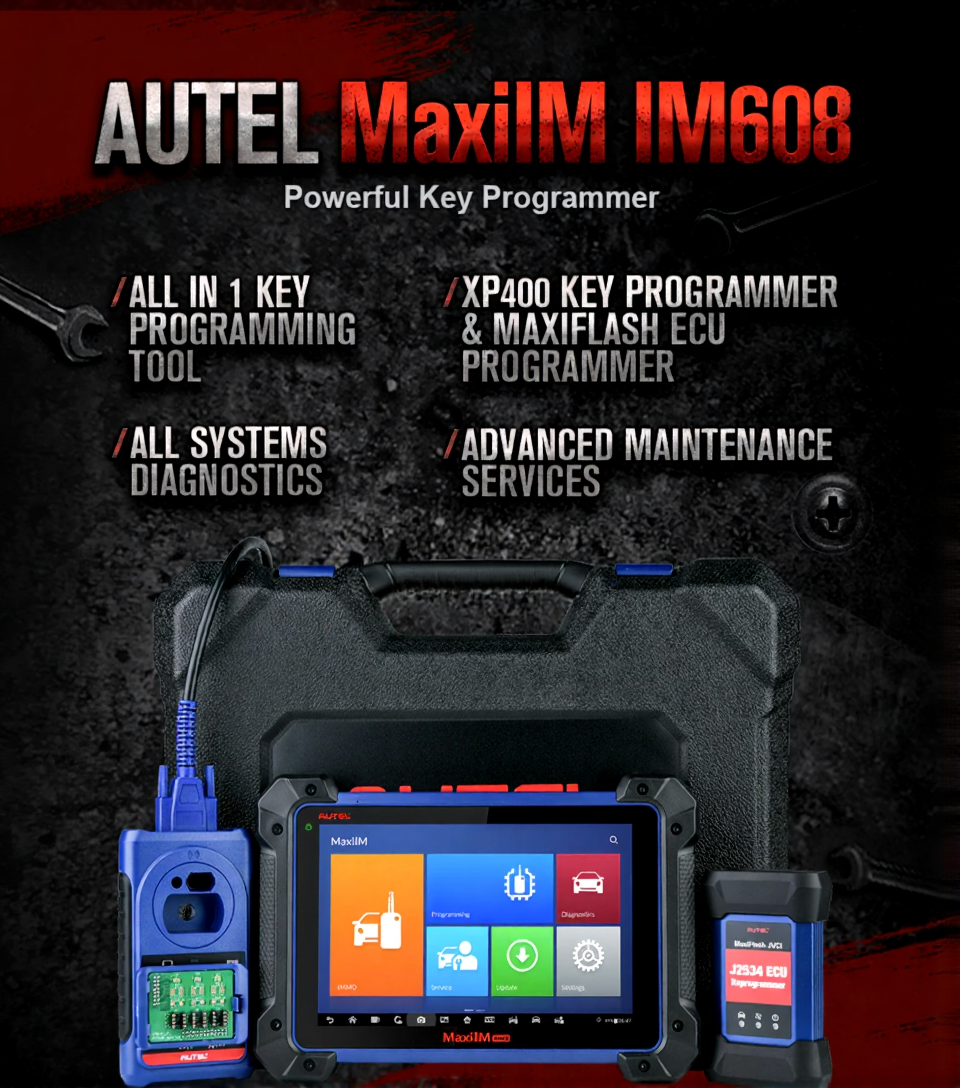 Autel IM608 Auto Diagnostic Tool Key Programming ECU Remapping Coding Scanner