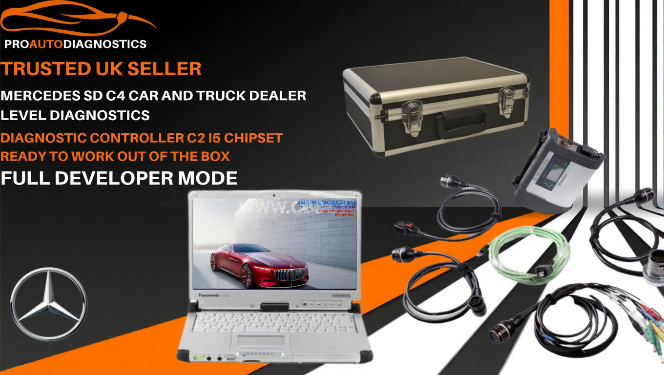 Mercedes SD C4 Diagnostics Kit – Xentry Dealer Tool with Panasonic Tablet