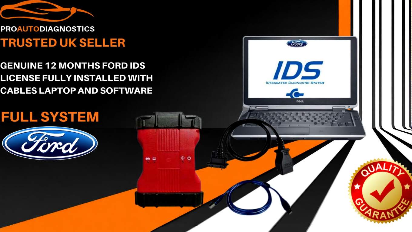 FORD IDS VCM2 laptop cables and genuine 12 months online software
